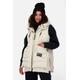 Steppweste ALIFE & KICKIN "RachaAK A Long Vest Damen Steppweste, Weste" Gr. S, beige (pumice) Damen Westen Steppwesten