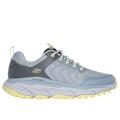 Skechers Women's Relaxed Fit: D'Lux Journey - Marigold Sneaker | Size 7.5 | Blue/Yellow | Synthetic/Textile
