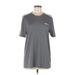Adidas Active T-Shirt: Gray Activewear - Women's Size Medium