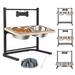 BAZTIN 15° Tilted Stainless Steel Elevated Feeder for Dogs & Cats Metal/Stainless Steel (easy to clean) in Brown/Gray | Wayfair EDB703WH