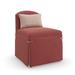 Side Chair - Caracole Classic Bustle Upholstered Side Chair Polyester in Black/Red | 30.75 H x 22 W x 26 D in | Wayfair UPH-022-293-A