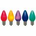 Vickerman C7 Ceramic LED Multi Bulb Nickel Base, 130V .96 Watts, 3 Diodes, Blue, Red, Green, Purple, Yellow, 25 Bulbs Per Pack | Wayfair