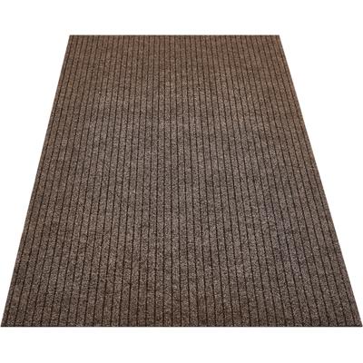 Läufer ANDIAMO "Marlo, Made in Belgium", beige, B:100cm H:7mm L:400cm, Obermaterial: 100% Polypropylen, Teppiche, Schmutzfangläufer, Schmutzfangläufer, gestreift, robust, In- und Outdoor geeignet Image