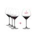 RIEDEL Heart to Heart Pinot Noir Glass (Pay 3 Get 4) Crystal in Red | 8.8 H x 4.5 W in | Wayfair 5409/07