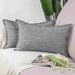 Hokku Designs Throw Pillow Covers/Soft Decorative Cushion Cover Linen in Green | 12 H in | Wayfair 98DF4EB10F5548FB8BE9ACC5650676D3