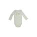 Just One You Made by Carter's Long Sleeve Onesie: Gray Bottoms - Size 9 Month