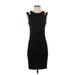 Rag & Bone Casual Dress - Sheath Crew Neck Sleeveless: Black Solid Dresses - Women's Size X-Small