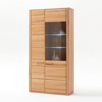Vitrinenschrank Kernbuche 107 cm Sanremo Image
