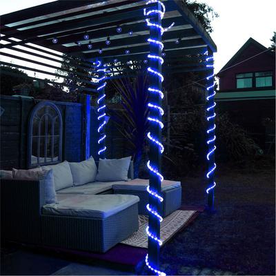 Led Rope Light With Wiring Accessories Kit 45M Blue