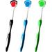 Tongue Brush Tongue Scraper Tongue Cleaner Tongue Scraper Brush Tongue Cleaner Brush Tongue Brushes Helps Fight Bad Breath 3 Tongue Scrapers 3 Pack (Black&Blue&Green)