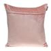 Parkland Collection Basil Transitional Quilted Quilted Pink Throw Pillow