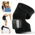 Heated Knee Brace Wrap with Massage Vibration Knee Massager with Heating Pad for Knee Leg Massager Heated Knee Pad for Stress Relief