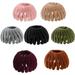 Lazy Bird s Nest Plate Hairpin Ladies Ponytail Hairpin Expandable Ponytail Holder Clips Velvet Bird Nest Shaped Hair Claw Lazy People Bun Fixed Hair Clips Donut Bun Maker Hair Accessory Gray