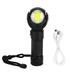 Portable High Bright LED Flashlight 360Â°Rotation Double-Sided COB Torch with Magnet