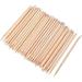 100 PCS Orange Wood Sticks Nail Cuticle Stick for Pusher Remover Manicure Art Pedicure 4.3 Inches