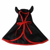 Halloween Pet Hooded Cloak with 28cm Tie Wizard Cape Dress Up Clothes Cosplay Outfit Halloween Costume for Small Dogs Cats
