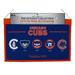 Chicago Baseball Cubs - Established 1876 - Classic Logos through the years Wool Heritage Dynasty Banner 22 x 14