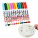 8/12 Pcs Magical Water Painting Pen Toy Whiteboard Dry Erase Pen White Board Marker Student Children Drawing Pen