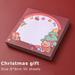 AZZAKVG Cute Sticky Note 50 Pieces Funny Christmas Notepads Santa Notepads Christmas Sticky Notes Memo Pads For Christmas Holidays Decoration Present