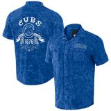 Men's Darius Rucker Collection by Fanatics Royal Chicago Cubs Denim Team Color Button-Up Shirt