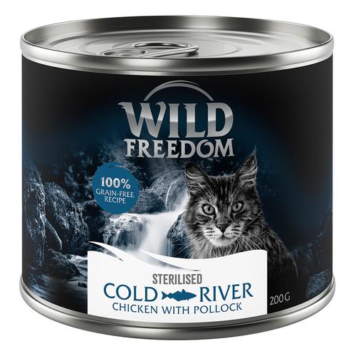 Wild Freedom Cold River Sterilised 24 x 200 g Nassfutter Getreidefrei