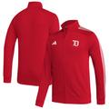 Men's adidas Red Detroit Wings Raglan Full-Zip Track Jacket