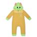 Newborn Grogu Green The Mandalorian Child Hoodie Full-Zip Long Sleeve Jumper