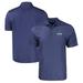 Men's Cutter & Buck Navy UNC Wilmington Seahawks Pike Eco Tonal Geo Print Stretch Recycled Polo