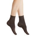 Women's Brown Glitterati Lurex Socks Copper High Heel Jungle by Kathryn Eisman