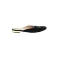 Charlotte Olympia Mule/Clog: Slip-on Chunky Heel Casual Black Shoes - Women's Size 37 - Round Toe