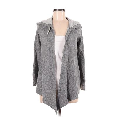 Splendid Cardigan Sweater: Gray Print Sweaters & Sweatshirts - Women's Size Medium