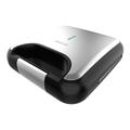 Cecotec Sandwichmaker Rock'nToast Classic +. 800 W, 2 Sandwiches mit Edelstahl-Finish, Dreieckige Platten mit Antihaftbeschichtung, PFOA-frei, Kaltgriff