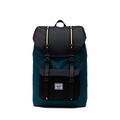 HERSCHEL 10020-05736 HERSCHEL Little America MID-Volume Backpack Unisex Harbour Blue Grid/Black/Amber Yellow