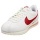 NIKE Cortez Womens Casual Trainers in White Red - 5.5 UK