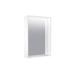 KEUCO Plan Light Bathroom/Vanity Mirror Metal in White | 27.56 H x 25.5 W x 4.12 D in | Wayfair 33096 182050