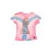 Trunk Ltd. Short Sleeve T-Shirt: Pink Tie-dye Tops - Kids Girl's Size 2
