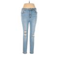 Wax Jean Jeggings - Mid/Reg Rise: Blue Bottoms - Women's Size 13