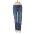 Free People Jeans - Mid/Reg Rise: Blue Bottoms - Women's Size 26