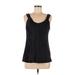 Nine West Sleeveless Silk Top Black Tops - Women's Size 8