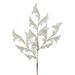 The Holiday Aisle® 27" Champagne Glitter Coral Bells Leaf Lace Artificial Christmas Spray. Includes 12 Sprays Per Pack. | Wayfair