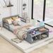 Latitude Run® Samira Bed Wood in Gray | 18.18 H x 40.89 W x 86.39 D in | Wayfair A0D731B71A3B42F29CB16B96A8511453