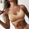 Soutien-gorge Invisible pour femmes débardeur sans couture soutien-gorge Push Up sous-vêtements