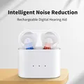 Medical Hearing Aids Smart Noise Reduction Rechargeable Mini CIC Invisible Aid For Seniors