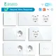 BSEED WIFI 1/2/3Gang 1/2/3Way Light Switch Smart Wall Touch Switches Smart Life APP Glass with