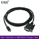 1pcs 6FT 1.8m Mini USB 2.0 Male To RS232 DB9 9 Pin Female Adapter Entension Lead Cable