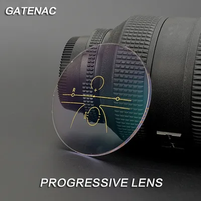 1.56 1.61 1.67 Progressive Multifocal Lenses Spectacles Lenses Prescription Myopia Hyperopia Resistance Short Middle Far Lens
