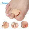 Pexmen 2 pezzi separatori per dita in Gel distanziali per dita dei piedi piastra per dita dei piedi