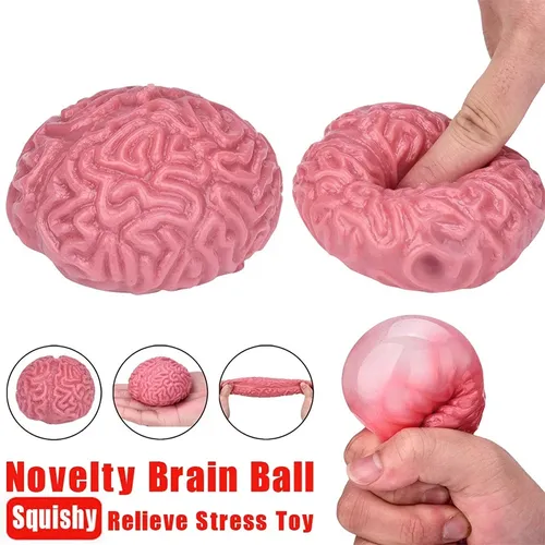 Anti-stress-Spielzeug Neuheit Gehirn Spielzeug Squeezable Entlasten Stress Ball Squishy Gehirn