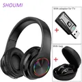 Cuffie TV Caschi wireless Auricolare Bluetooth pieghevole PC Tablet Adattatore Bluetooth Borsa da