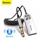 Baseus Aux adattatore Bluetooth per Auto Jack da 3.5mm USB Bluetooth 5.0 ricevitore altoparlante